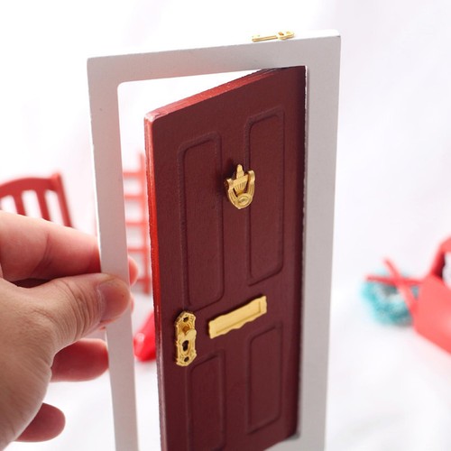 Dollhouse miniature door - miniature,
