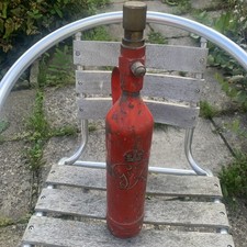 Vintage Antique 1937 George VI Teletetra Extinguisher Brass Copper Empty 