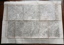 WW1 Major Staff Map dated 1912 Sector Chalon Sur Saône S O.Poilu 1914 18