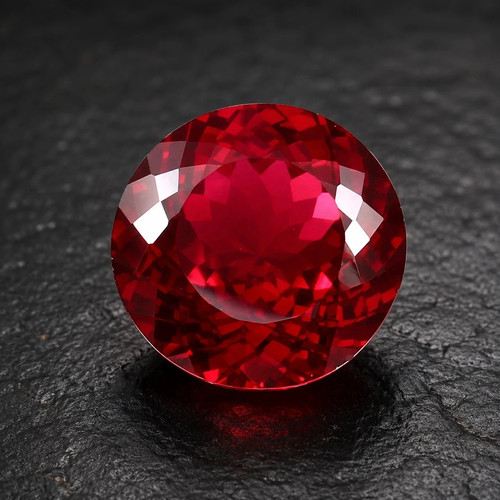 Natural shiny red - ct,