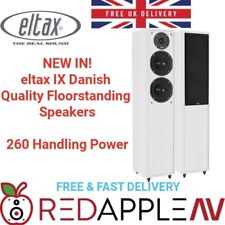 Eltax Monitor IX Floorstanding Speakers White – 260W HiFi Stereo Pair
