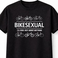 Bikesexual Funny Cycling Shirt