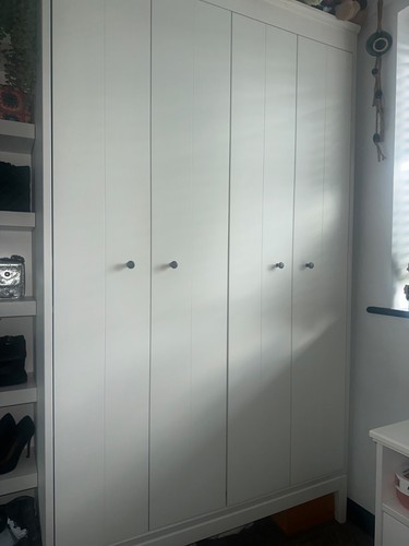 Ikea idanas white wardrobe - white,