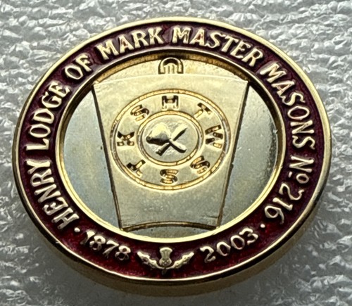 Scotland masonic token - -, henry