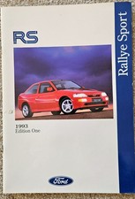 Ford Rallye Sport Brochure