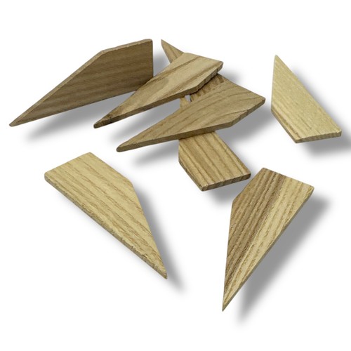Wooden wedges canvas bars x10 - wooden,