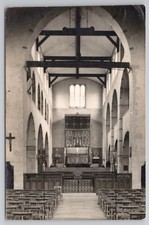 RPPC FRINTON-ON-SEA St James Church Interior Altar RP Postcard Posted 1968