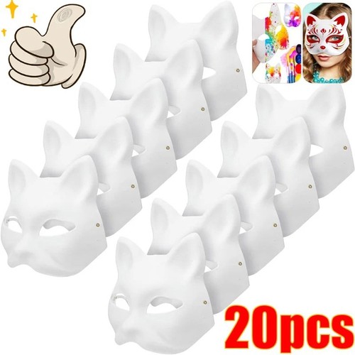 Cat mask paper blank - cat,