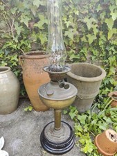 Antique Oil Lamp with Glass