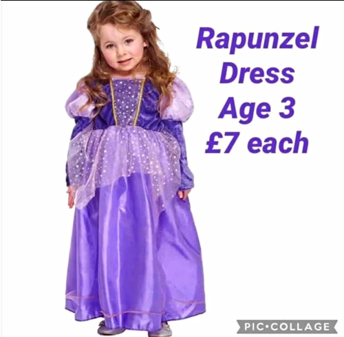 Rapunzel princess fancy dress - princess,