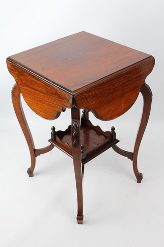 Small victorian rosewood games - victorian,