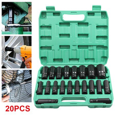 20PCS 1/2" Deep Impact Socket