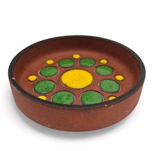 VIntage Hornsea Pottery Muramic Pin Dish John Clappison, Lancaster Vitramic 1974