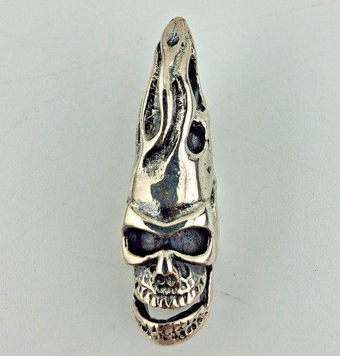 Sterling silver skull - sterling,