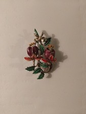 Vintage 1950 60s enamel flower - vintage, 1950/60s