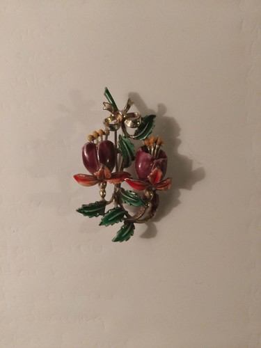 Vintage 1950 60s enamel flower - 1950/60s,
