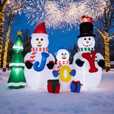 8FT LED Inflatable Snowman
