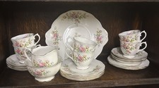 Royal Albert Moss Rose Tea Set