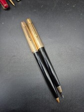Vintage Parker 1/10 12ct Rolled Gold Ball Pen & Pencil Set Sold As Seen Untested