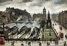 Edinburgh Waverley Train