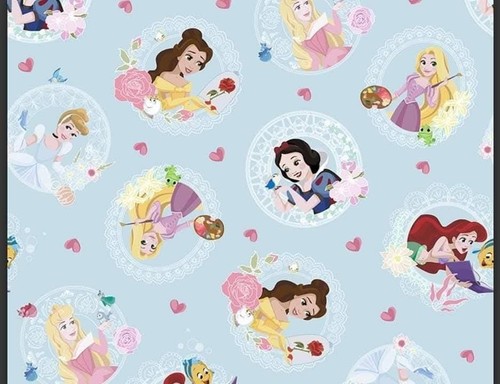 Disney princesses cotton 5m - princesses, 0.5m