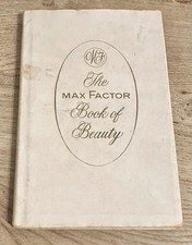 1968 The Max Factor Book Of Beauty Hard Cover Dust Jacket Loose Pages Pre-owned