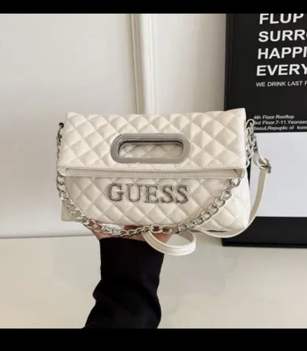 Guess quilted cream - quilted, crossbody