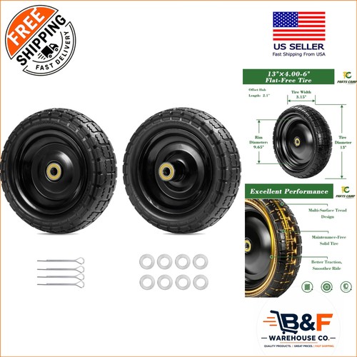 Durable inch flat - 13-inch, flat-free