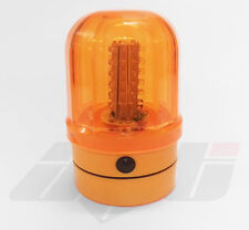 ROTATING LED STROBE BEACON BATTERY POWERED MAGNETIC FLASHING LIGHT HGV TAXI