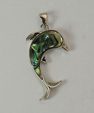 DOLPHIN ABALONE SHELL PENDANT