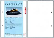 Mercedes Benz 190E Evo II #1 Motorsport - Herpa Data Sheet