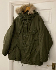 ARCTIC WARFARE PARKA 1970s VINTAGE CANADIAN ARMY? BRITISH ISSUE  Olive Green