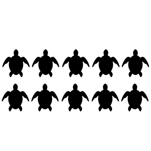 Turtle wall tile stickers - tile,