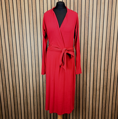 Bennett dress red faux - bennett,