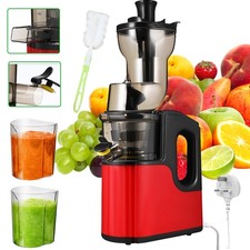 Electric Juicer Machine Juice Fruit Squeezer Slow Masticating Brush Pulp Cup DIY