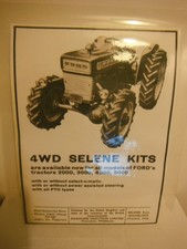 1966, FORD 1000 SERIES TRACTORS- 'SELENE' 4WD KITS ADVERT (LAMINATED PHOTOCOPY)