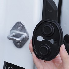 4PCS Car Door Shockproof Shock Absorber Protective Cover Door Latch Accessories