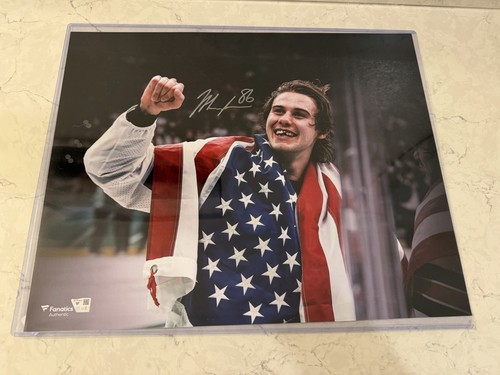 Jack hughes usa autographed - jack,
