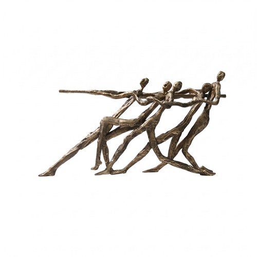 Abstract metal sculpture - metal,