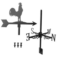 Weathervane with Animal Chickens Garden Stake Weather Vane Wind Direction7993