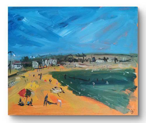 Original acrylic painting - acrylic, 12