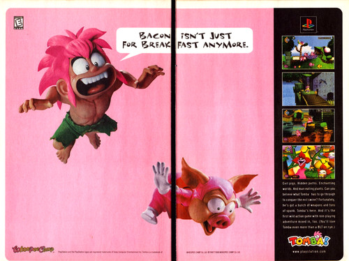 1998 tomba playstation ps1 - tomba,