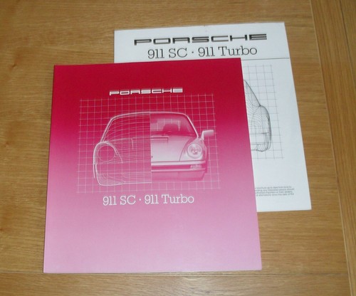 Porsche 911 brochure 1979 1981 - brochure, 1979-1981