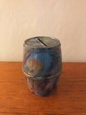 VINTAGE BAKELITE PLASTIC BEER BARREL COLLECTABLE MONEY BOX 