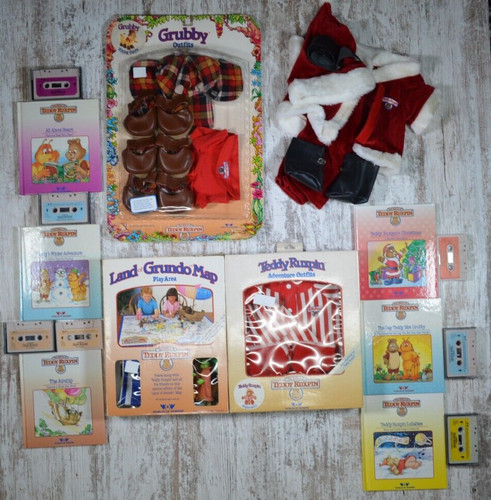Teddy ruxpin lot outfits - ruxpin,