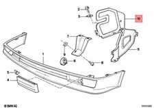 OEM BMW E24 635CSi M6 M635CSi Coupe Reinforcement Right 51111967444