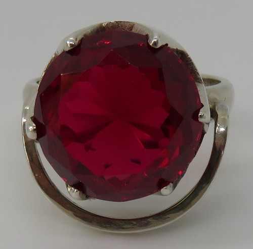 Sterling silver garnet - sterling, &