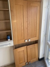 Kitchen Units with Oak doors ex display 