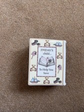 A Royal Worcester First Addition The Days Of The Week Fridays Child Savings Book