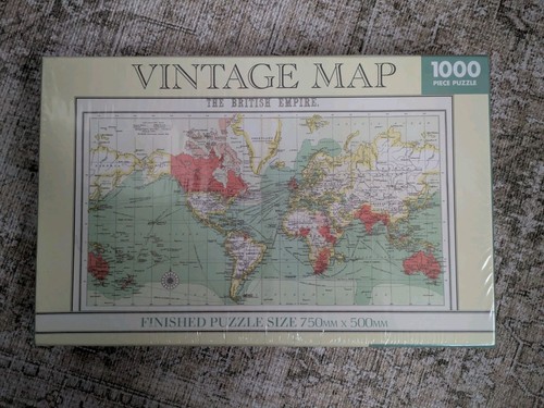 Jigsaw vintage map - the, british